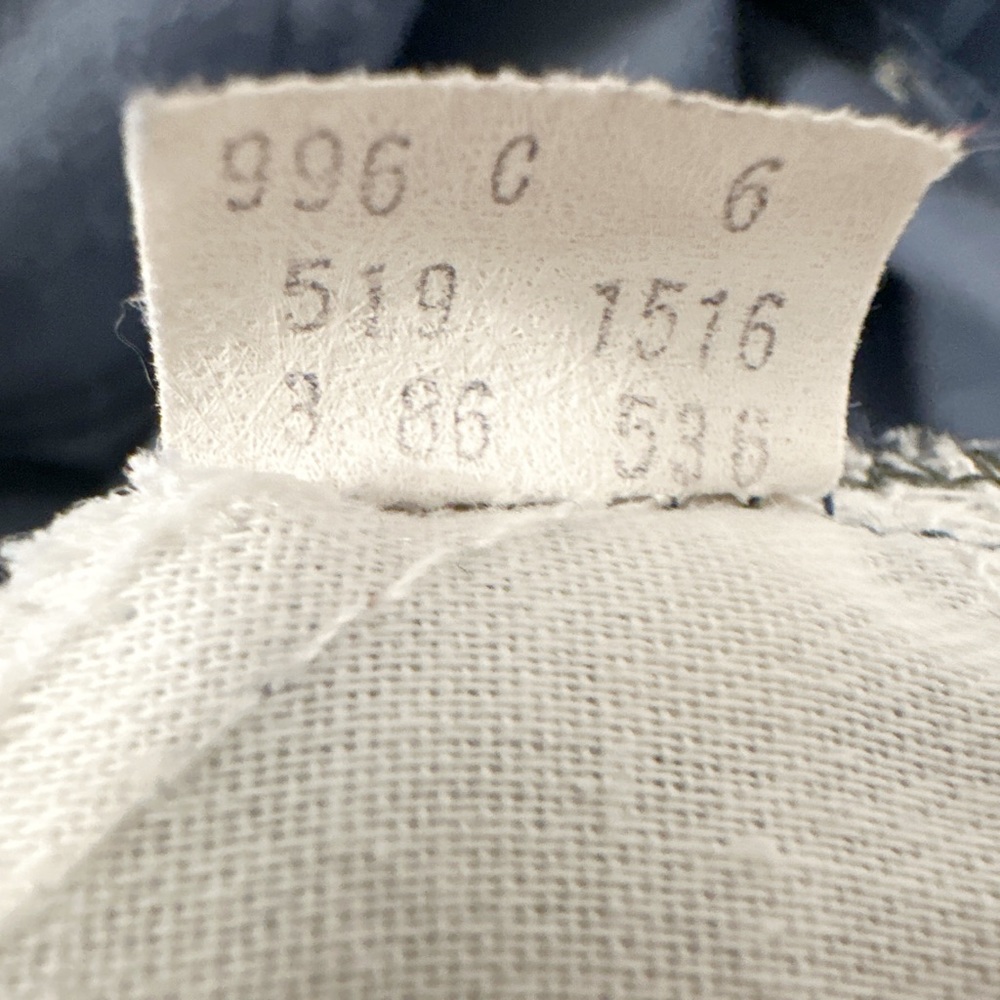 Vintage Levi’s 519 Navy Corduroy Pants White Tab USA 1986 Straight Leg W31 - Picture 7 of 8